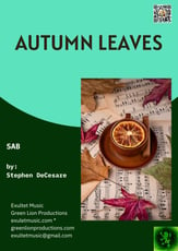 Autumn Leaves SAB choral sheet music cover